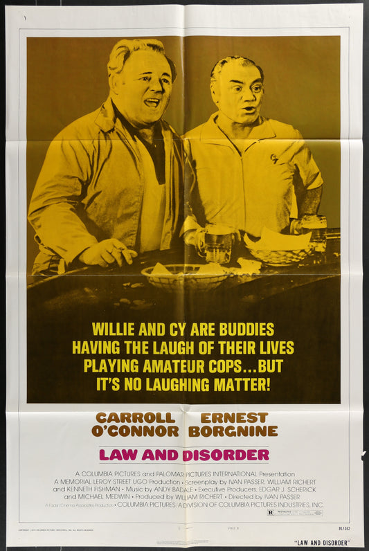 Law And Disorder (1974) Original US One Sheet Movie Poster