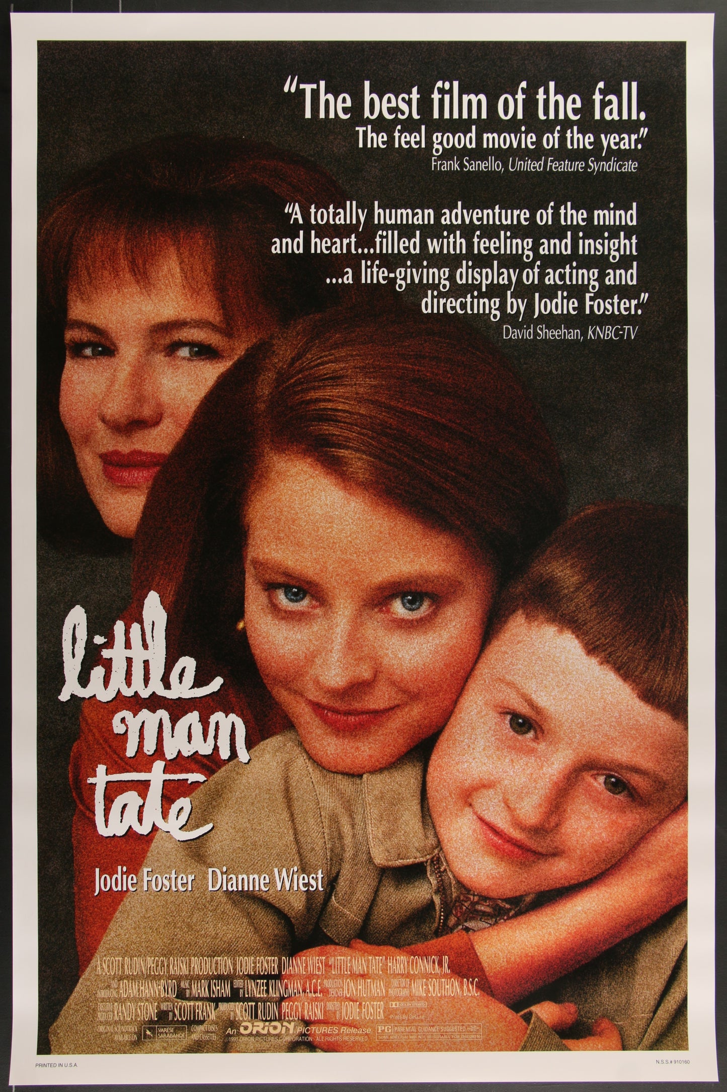 Little Man Tate (1991) Original US One Sheet Movie Poster 27 x 41