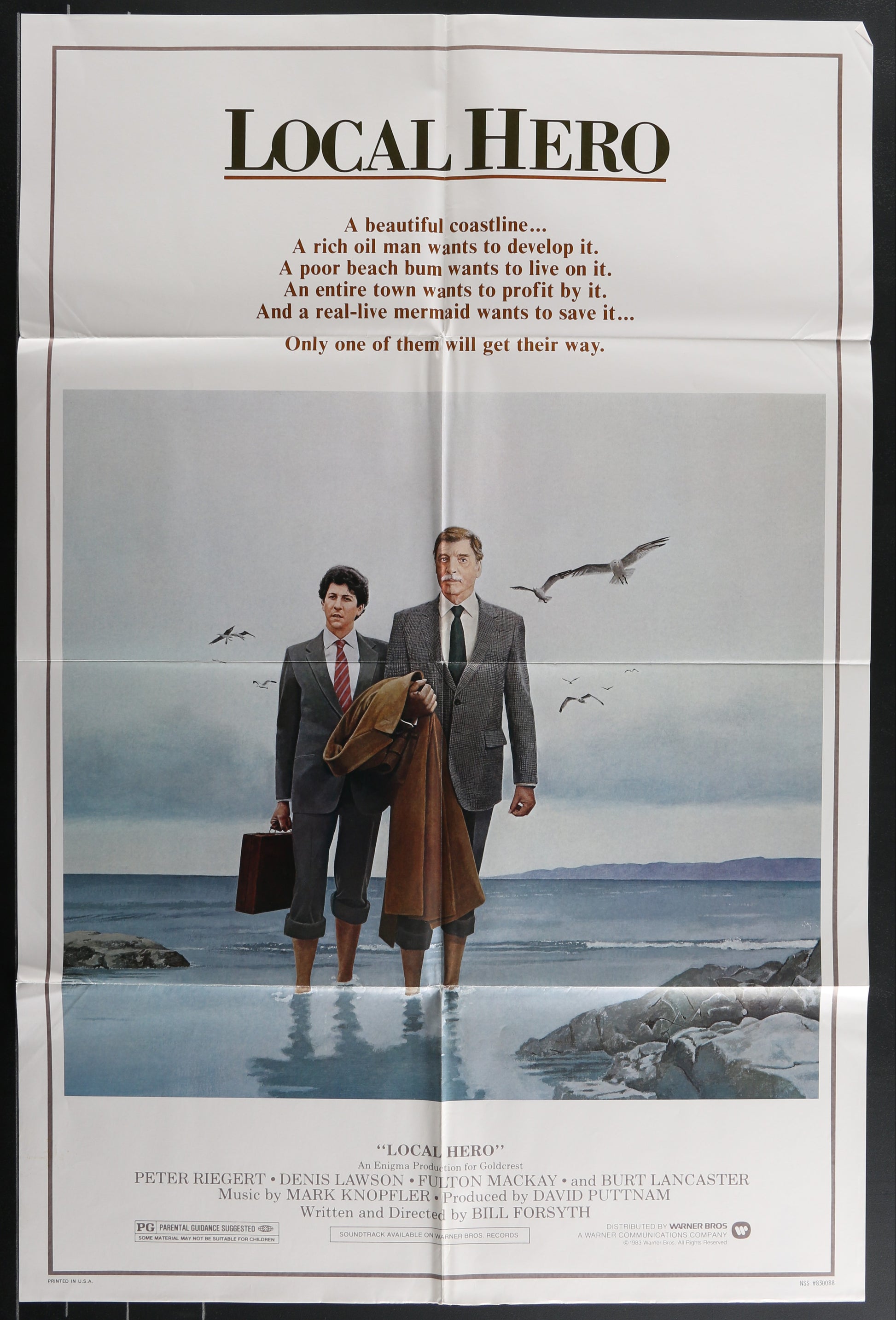 Local Hero (1983) Original US One Sheet Movie Poster