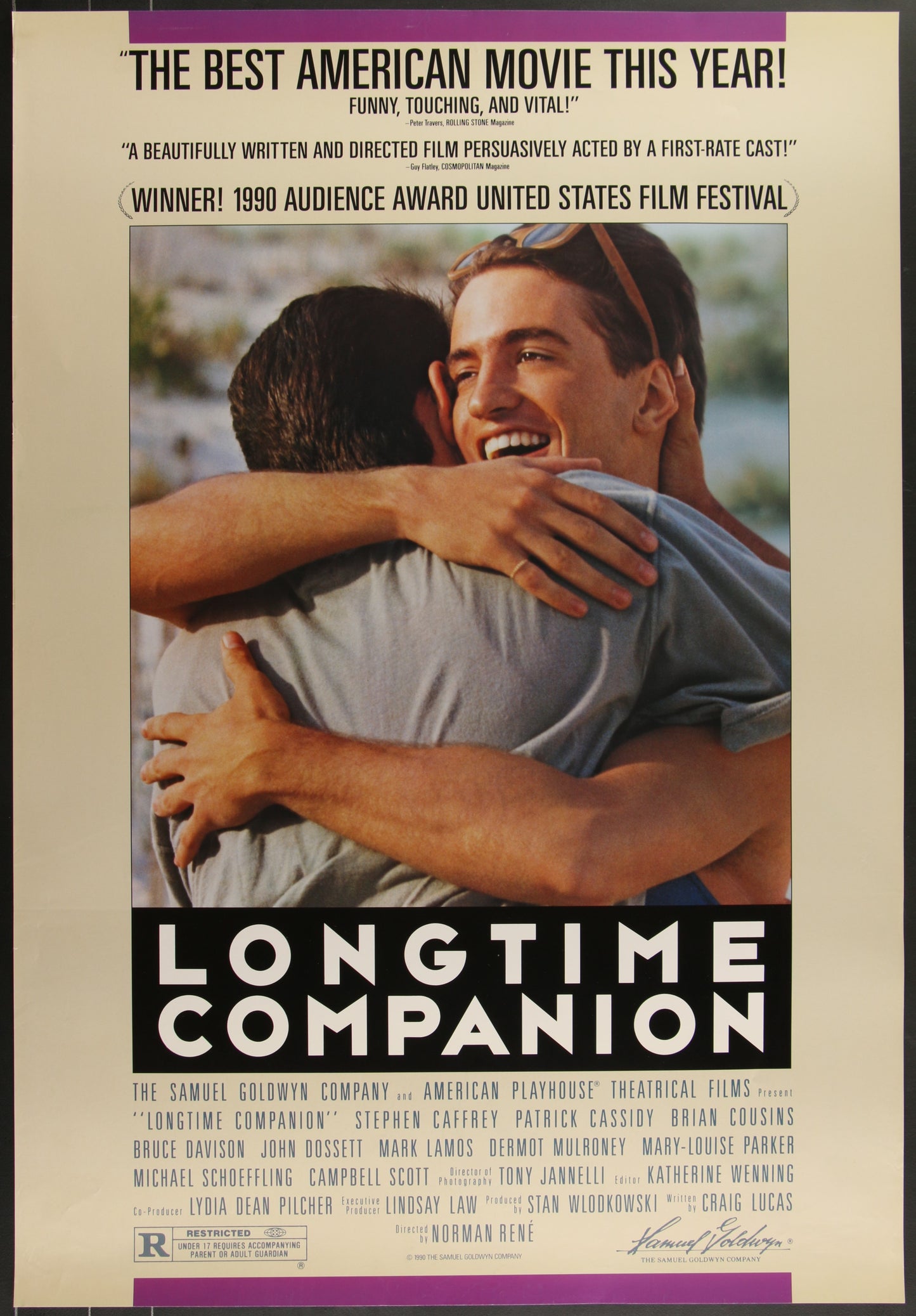 Longtime Companion (1990) Original US One Sheet Movie Poster 27 x 39¼