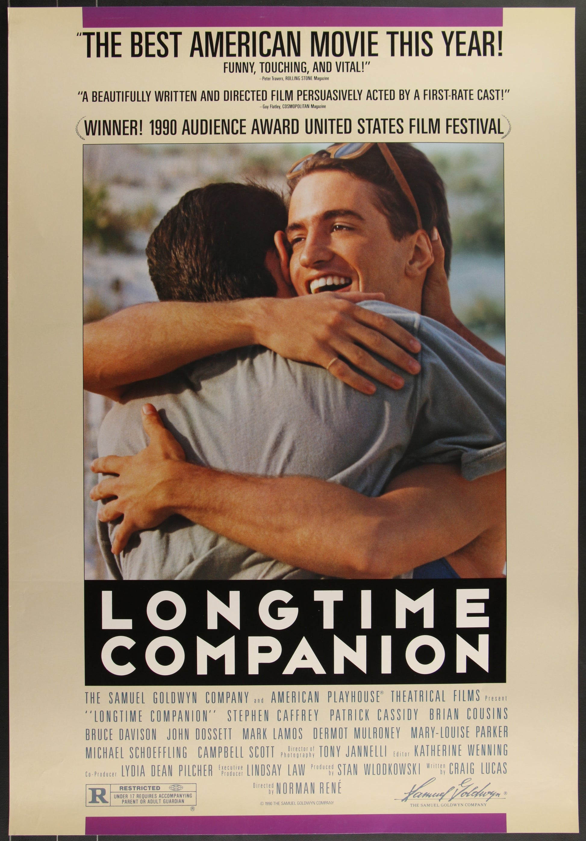 Longtime Companion (1990) Original US One Sheet Movie Poster 27 x 39¼
