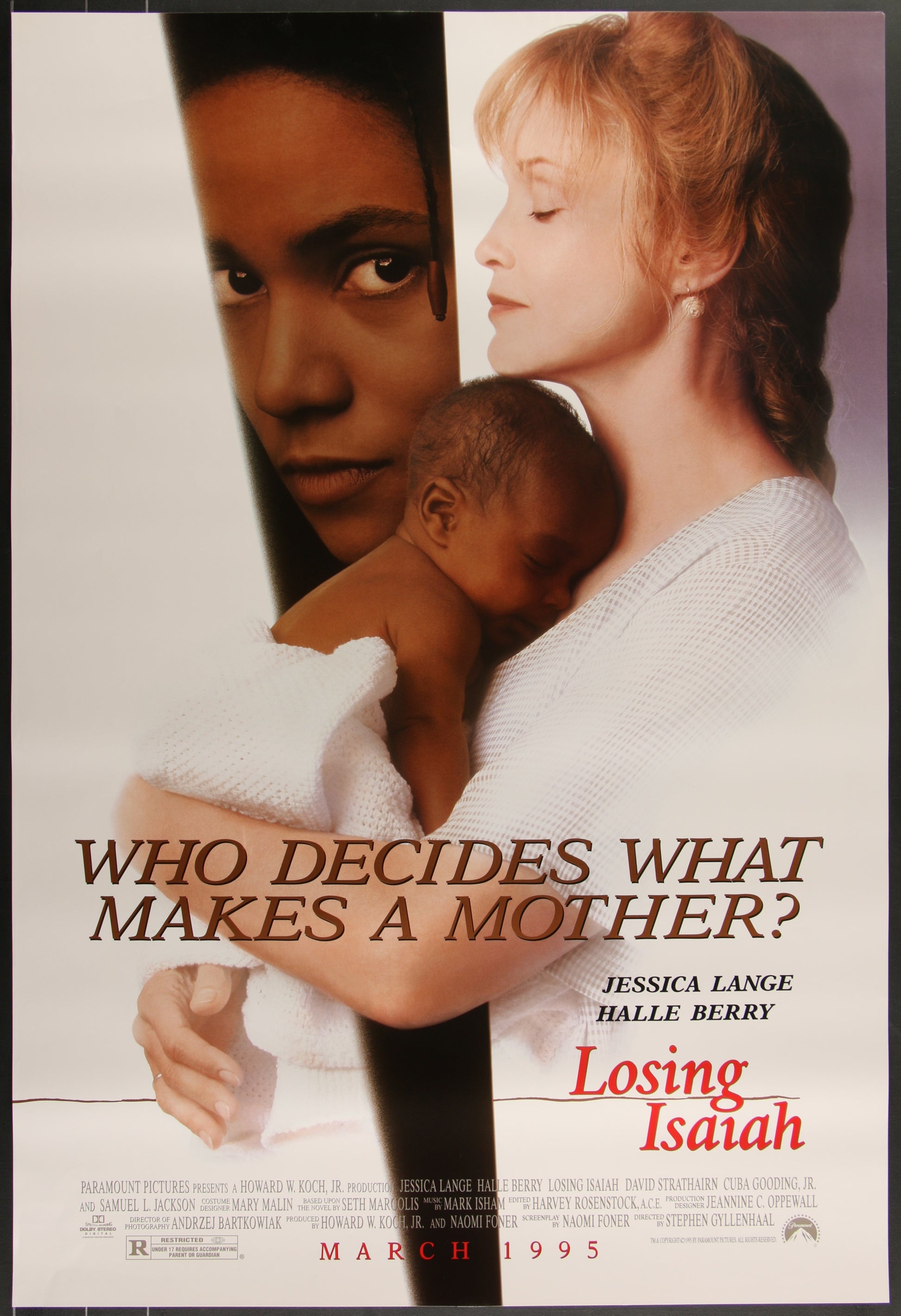 Losing Isaiah (1995) Original US One Sheet Advance Movie Poster 27 x 40