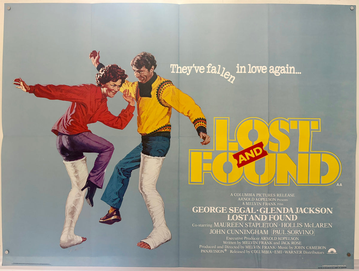 Lost and Found (1979) Original UK Quad Movie Poster - Arnaldo Putzu