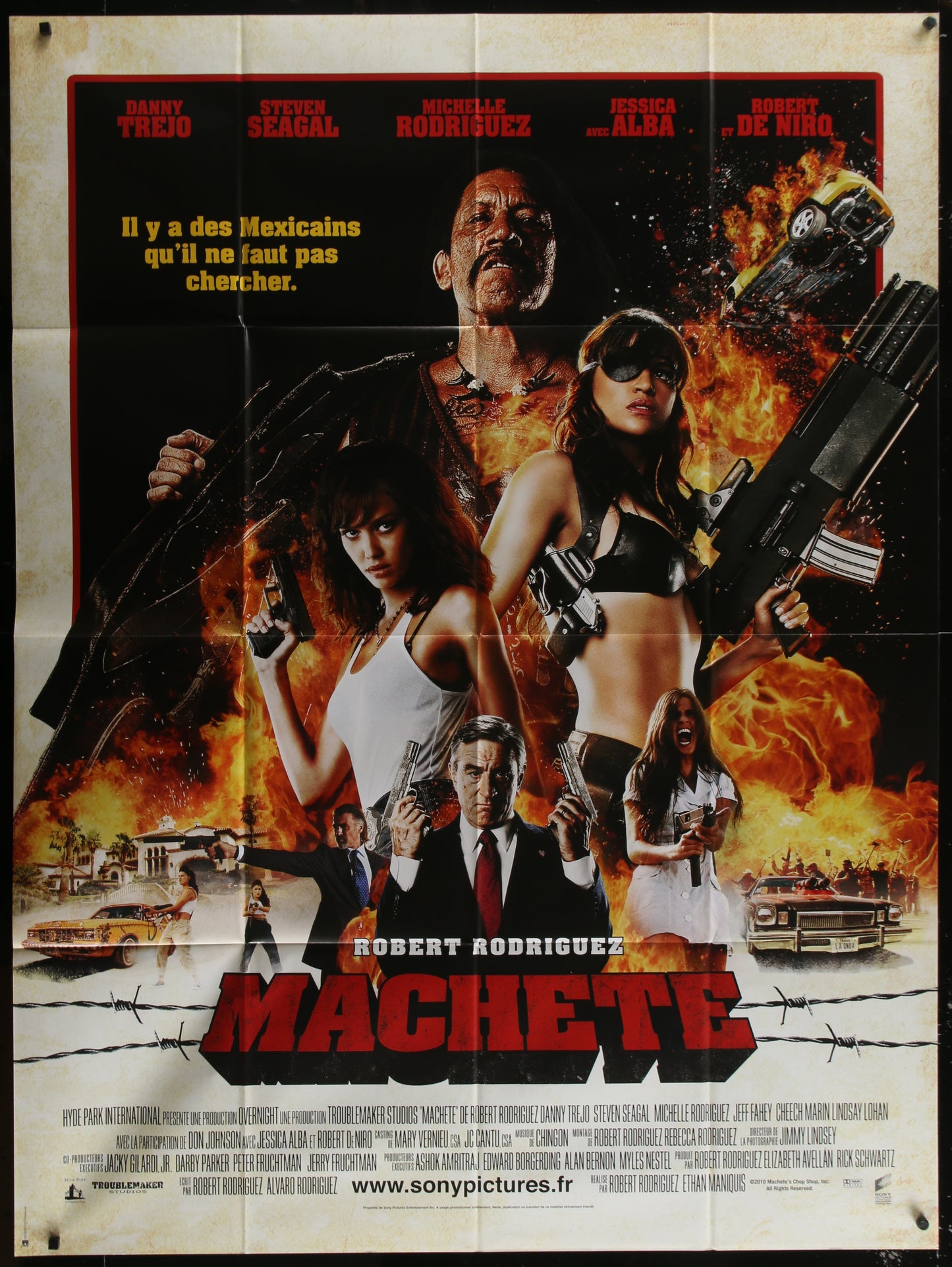 Machete (2010) Original French Grande Movie Poster 46.5 x 62