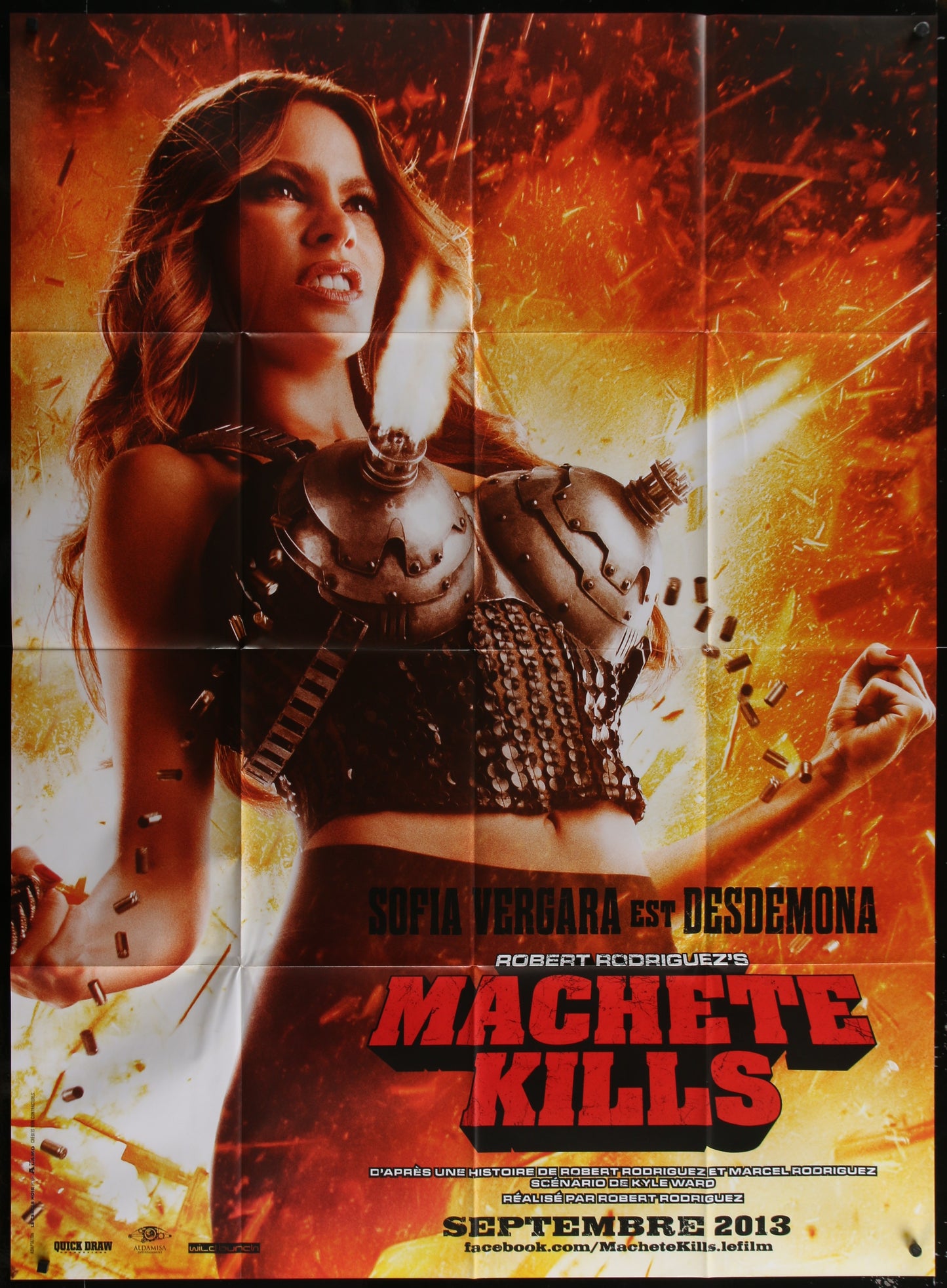 Machete Kills (2013) Teaser Original French Grande Movie Poster 116 x 157 cm Sofia Vergara