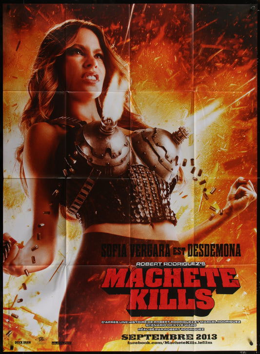 Machete Kills (2013) Teaser Original French Grande Movie Poster 116 x 157 cm Sofia Vergara