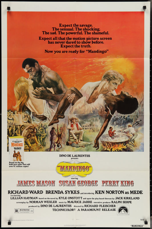 Mandingo (1975) Original US One Sheet Movie Poster 27 x 41