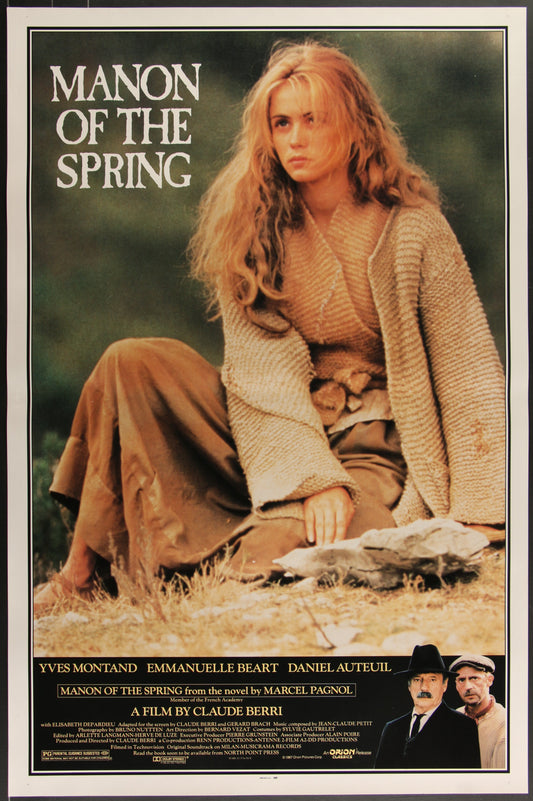 Manon of the Spring (1987) Original US One Sheet Movie Poster 27 x 41