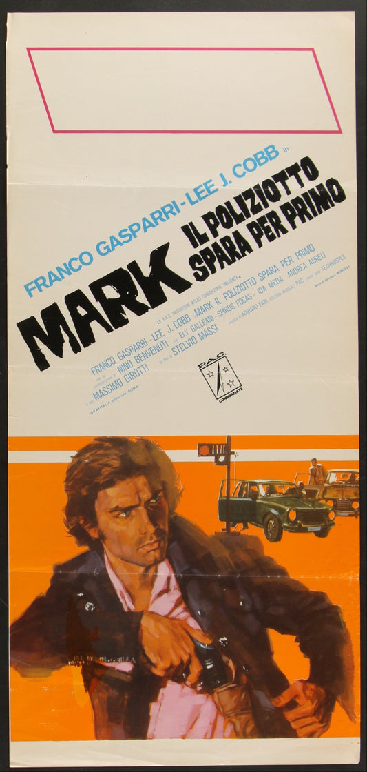 Mark Shoots First (1975) Original Italian Locandina Movie Poster
