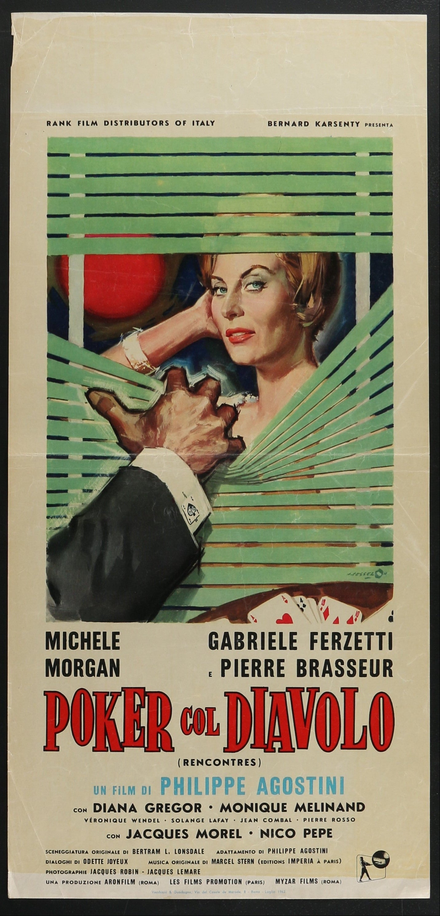 Meetings (1962) Original Italian Locandina Movie Poster