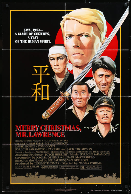 Merry Christmas, Mr. Lawrence (1983) Original US One Sheet Movie Poster