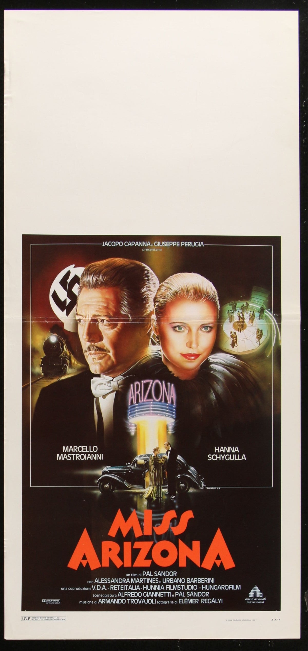 Miss Arizona (1987) Original Italian Locandina Movie Poster 34 x 70 cm