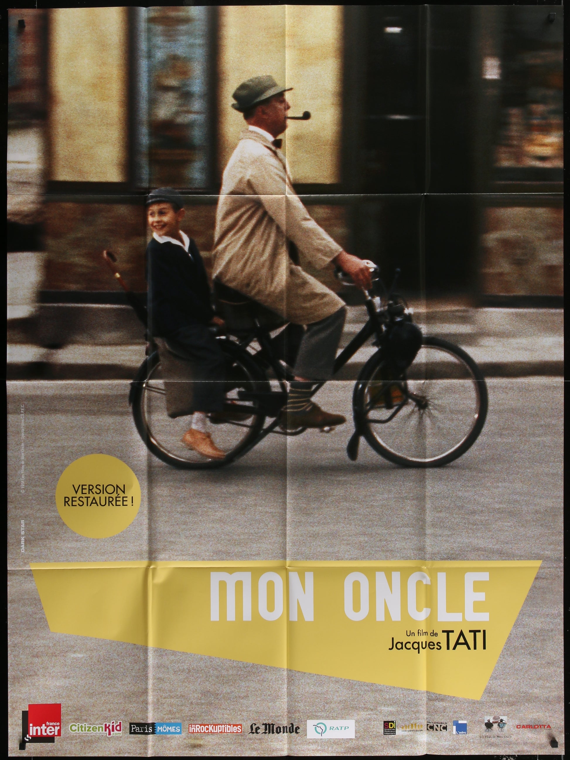 Mon Oncle (2013 RR) Original French Grande Movie Poster 117 x 157 cm