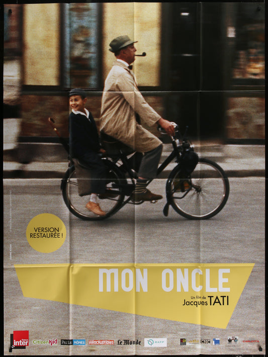 Mon Oncle (2013 RR) Original French Grande Movie Poster 117 x 157 cm