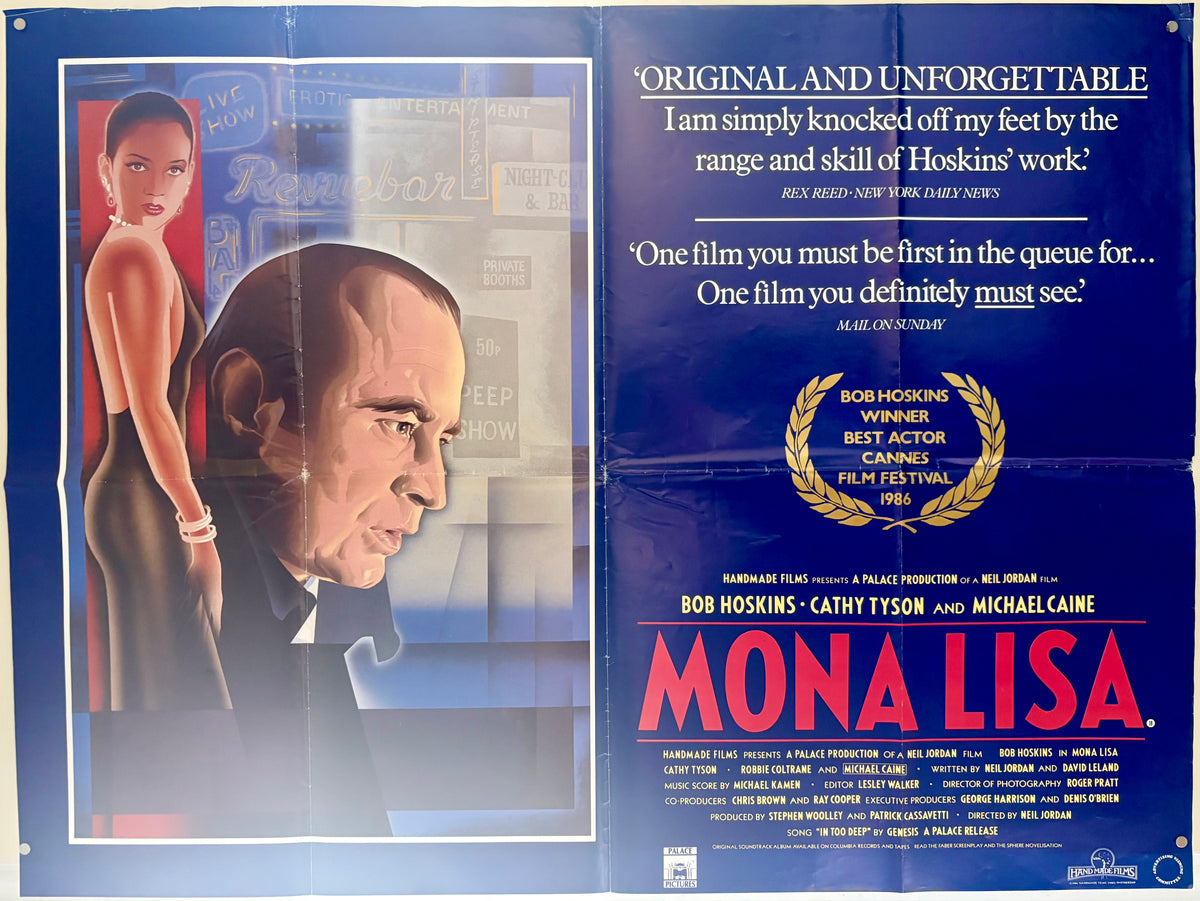 Mona Lisa (1986) Original UK Quad Movie Poster - Bob Hoskins