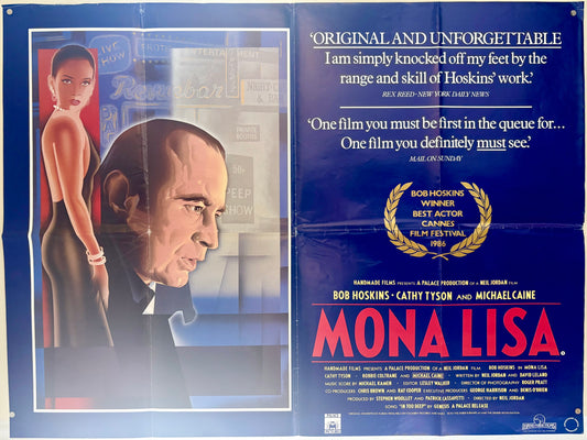 Mona Lisa (1986) Original UK Quad Movie Poster - Bob Hoskins