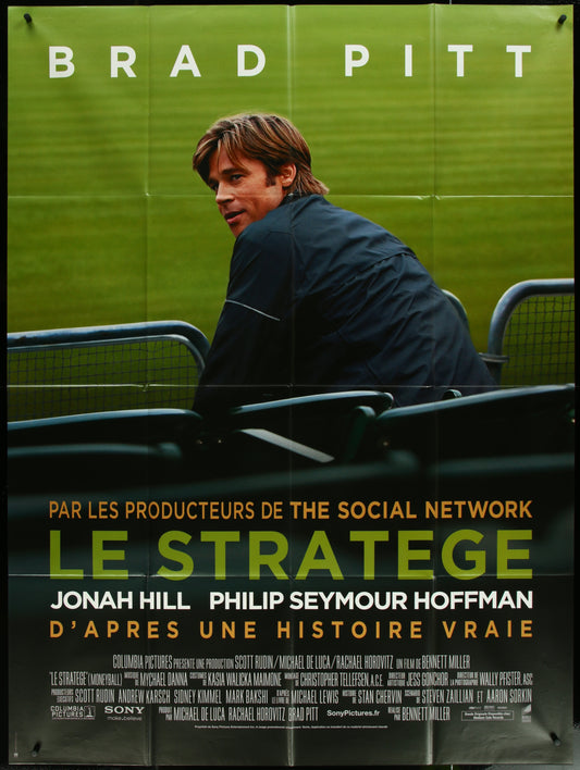 Moneyball (2011) Original French One Panel Movie Poster