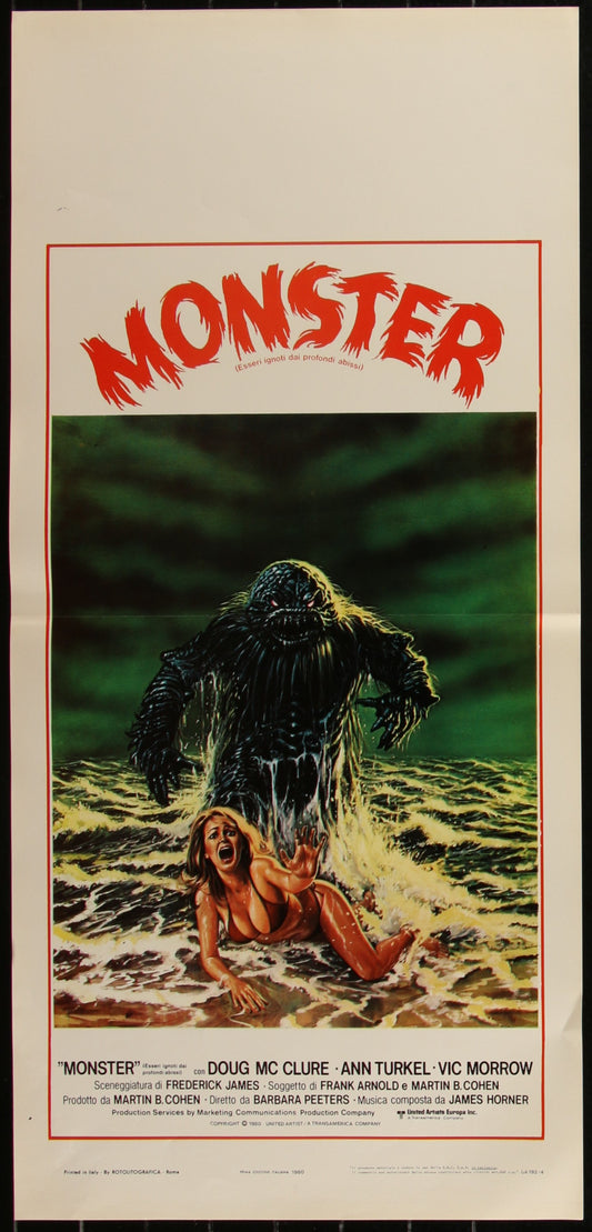 Humanoids From The Deep (1980) Original Italian Locandina Movie Poster