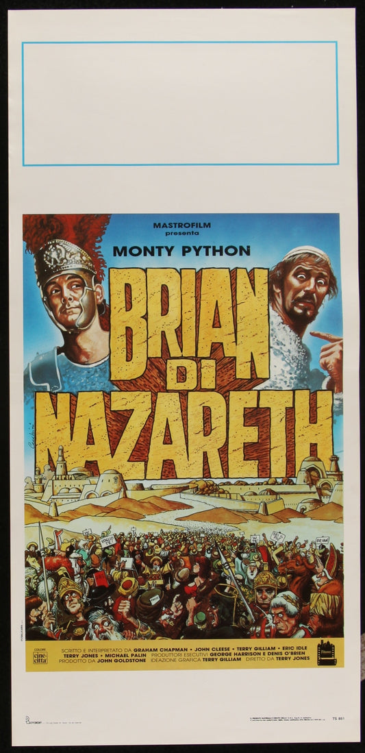 Monty Python's The Life Of Brian (1991) Original Italian Locandina Movie Poster