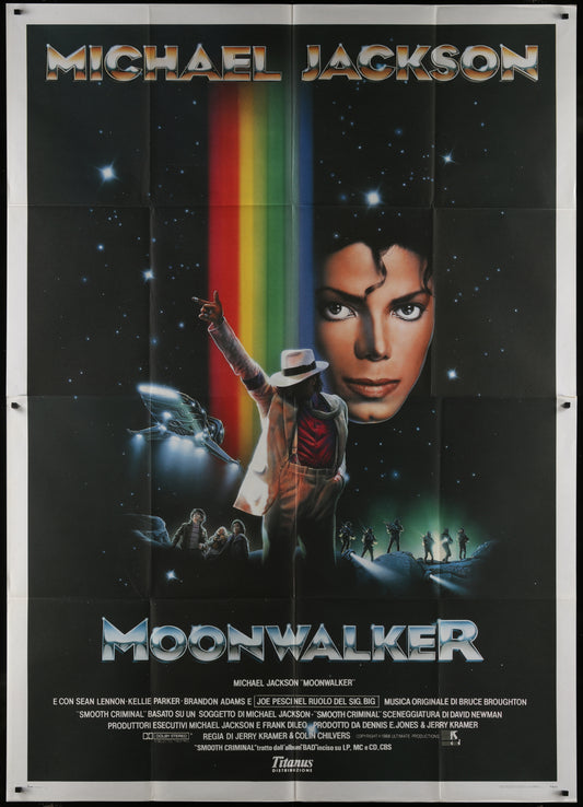 Moonwalker (1988) Original Italian 4-Fogli Movie Poster