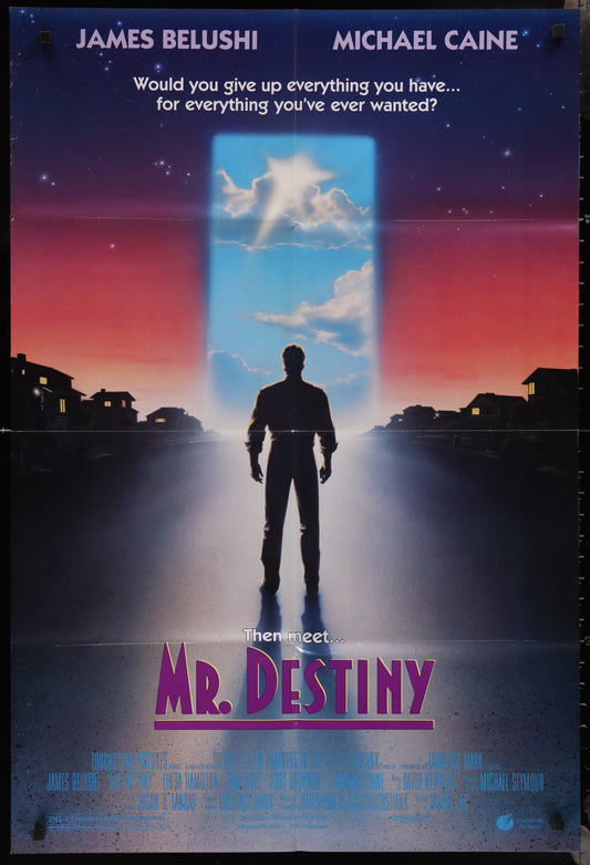Mr. Destiny (1990) Original US One Sheet Double-Sided Movie Poster 27 x 40