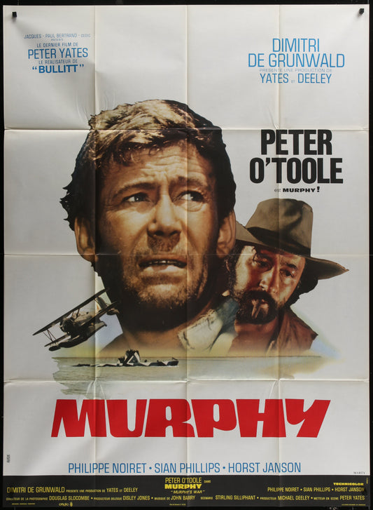 Murphy's War (1971) Original French Grande Movie Poster – Style A