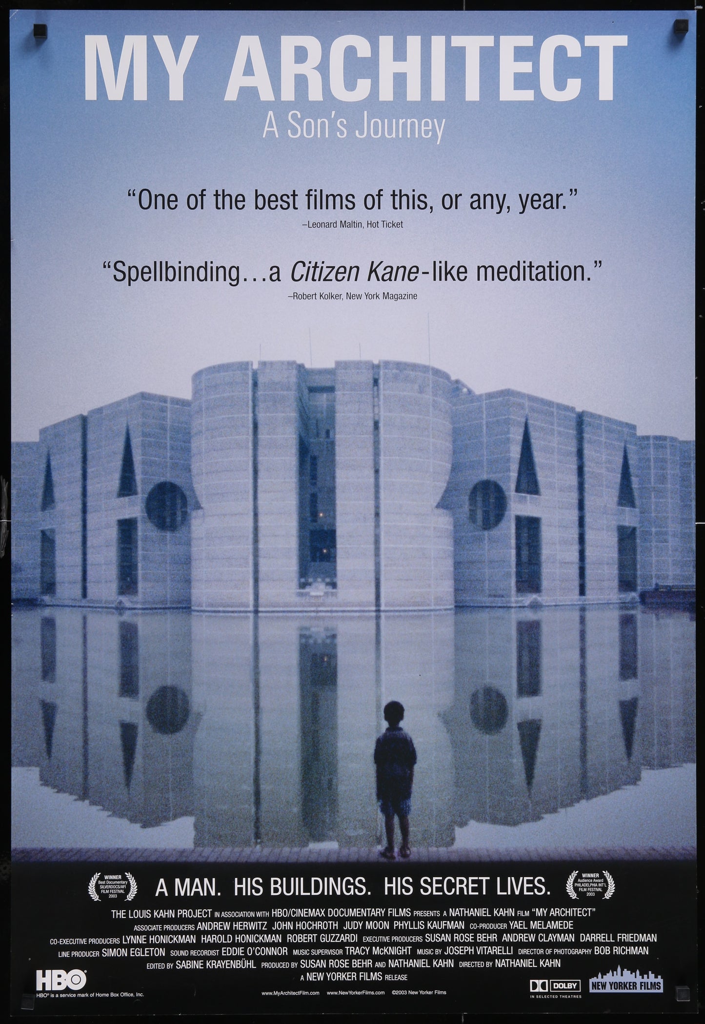 My Architect (2003) Original US One Sheet Movie Poster 27 x 39½