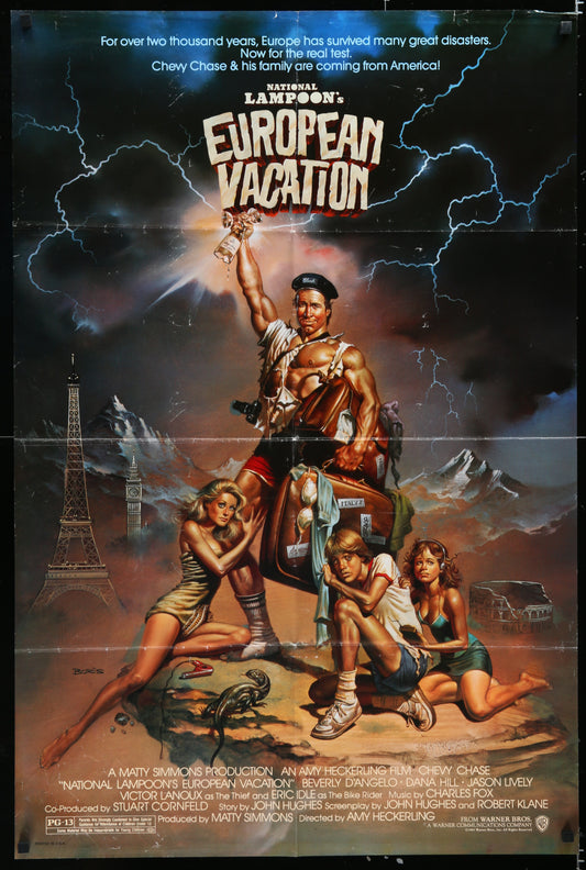 National Lampoon's European Vacation (1985) Original US One Sheet Movie Poster