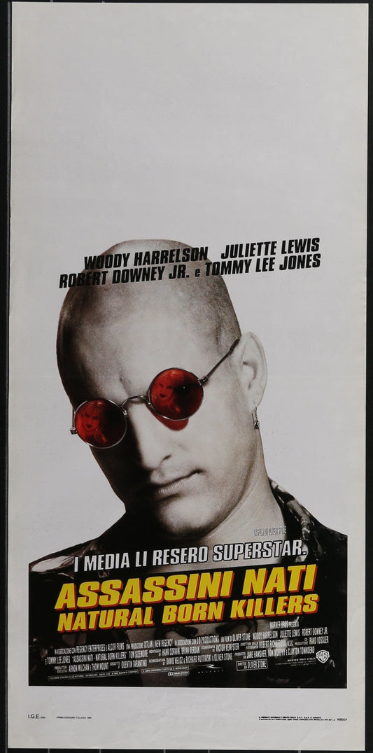Natural Born Killers (1994) Original Italian Locandina Movie Poster