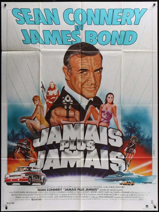Never Say Never Again (1983) Original French Grande Movie Poster