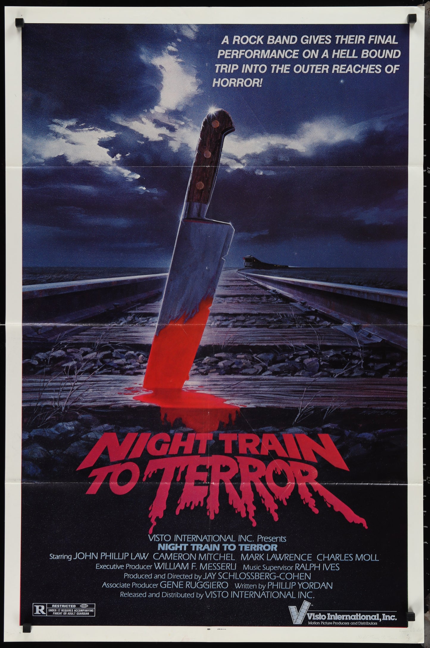 Night Train To Terror (1984) Original US One Sheet Movie Poster