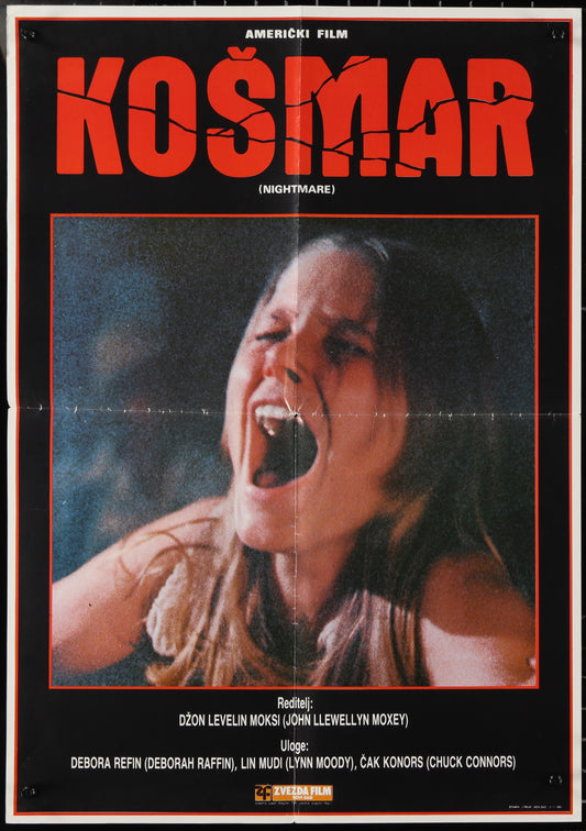 Nightmare (1976) Original Yugoslav Movie Poster