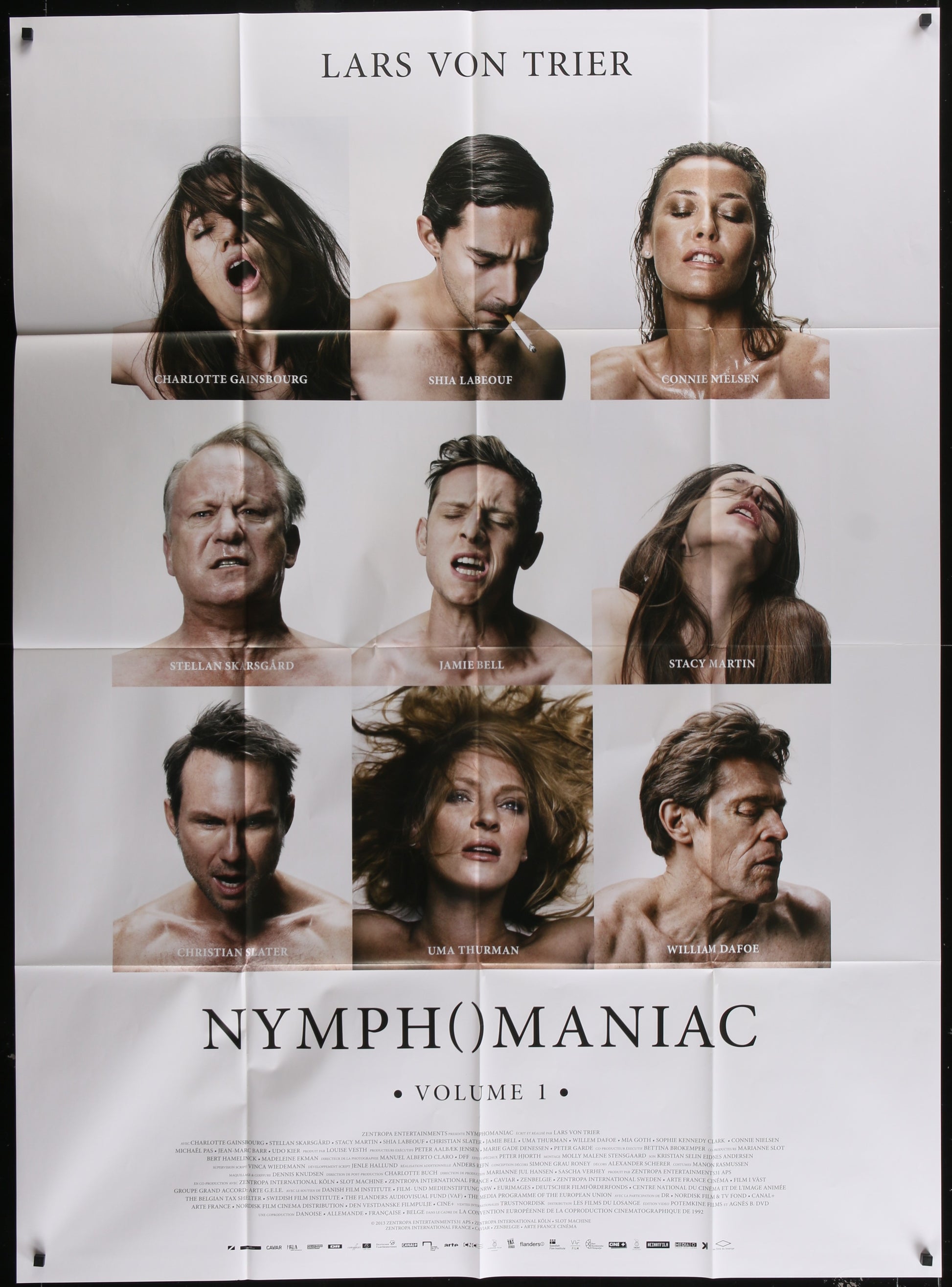 Nymphomaniac: Vol. I (2013) Original French Grande Movie Poster 116 x 157 cm