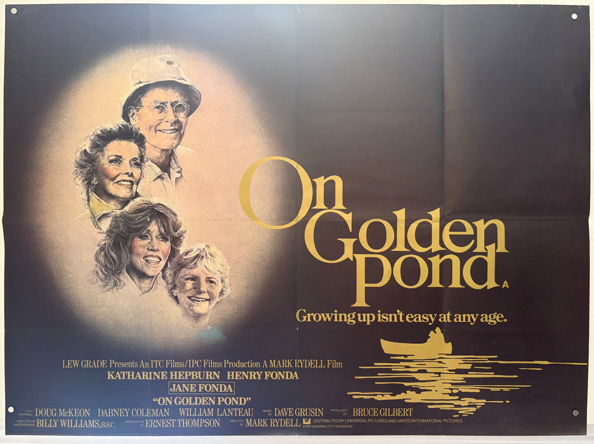 On Golden Pond (1981) Original UK Quad Movie Poster