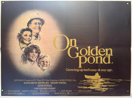 On Golden Pond (1981) Original UK Quad Movie Poster