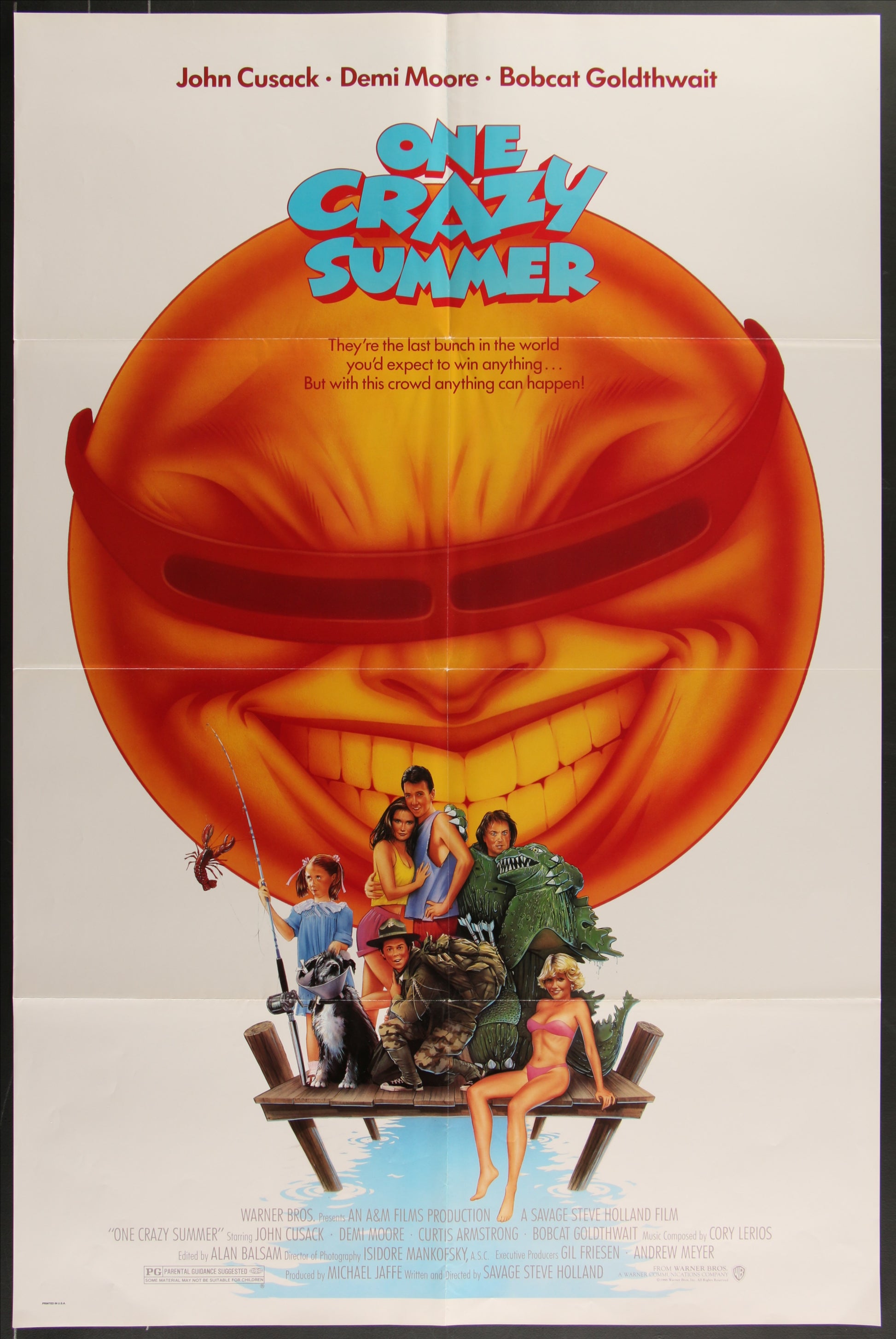 One Crazy Summer (1986) Original US One Sheet Movie Poster 
