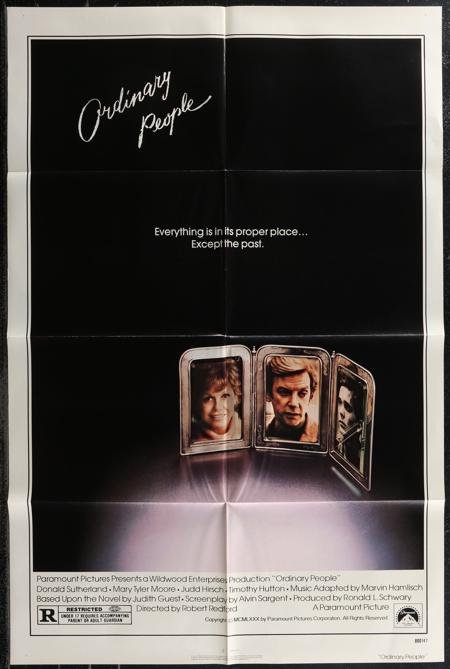 Ordinary People (1980) Original US One Sheet Movie Poster