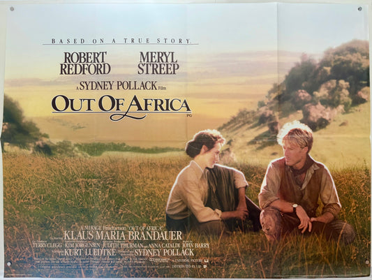 Out of Africa (1985) Original UK Quad Movie Poster