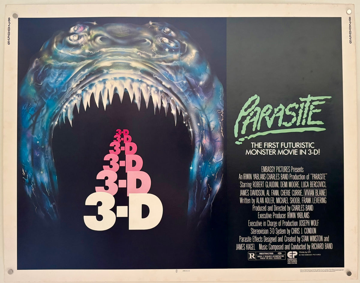Parasite (1982) Original US Half Sheet Movie Poster - Demi Moore