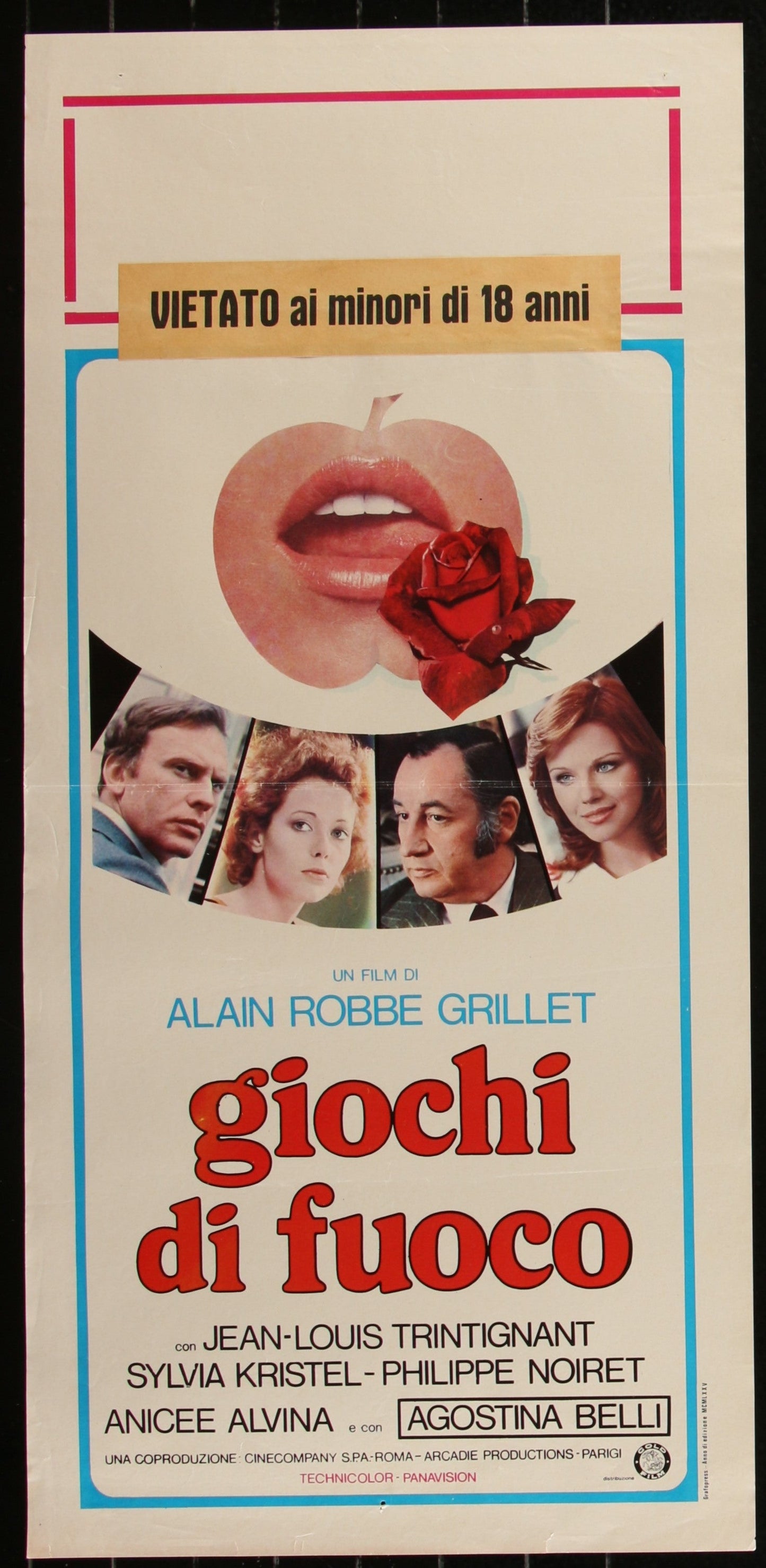 Playing With Fire (1975) Original US One Sheet Movie Poster
