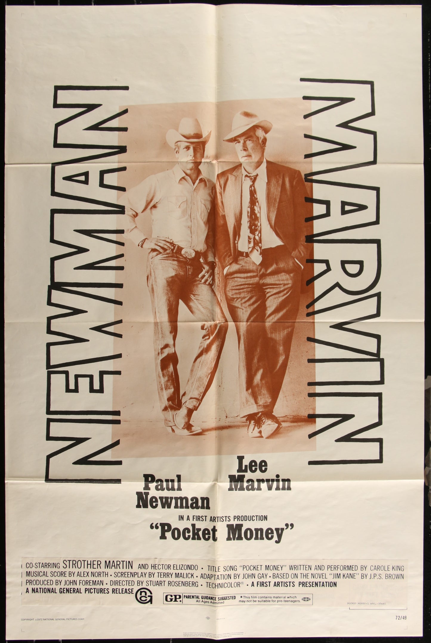 Pocket Money (1972) Original US One Sheet Movie Poster