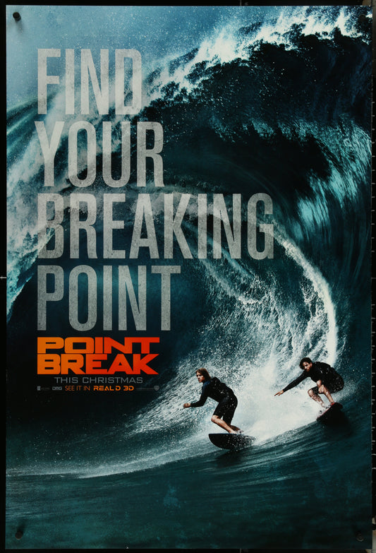 Point Break (2015) Original US One Sheet Movie Poster