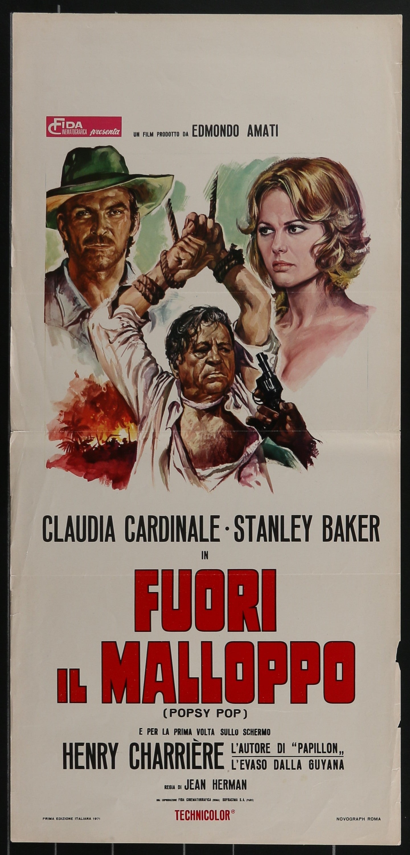 Popsy Pop (1970) Original Italian Locandina Movie Poster