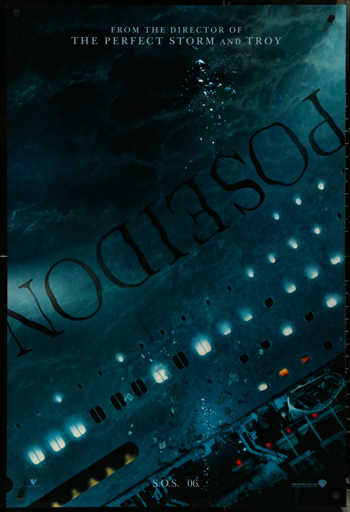 Poseidon (2006) Original US One Sheet Movie Poster 27 x 40
