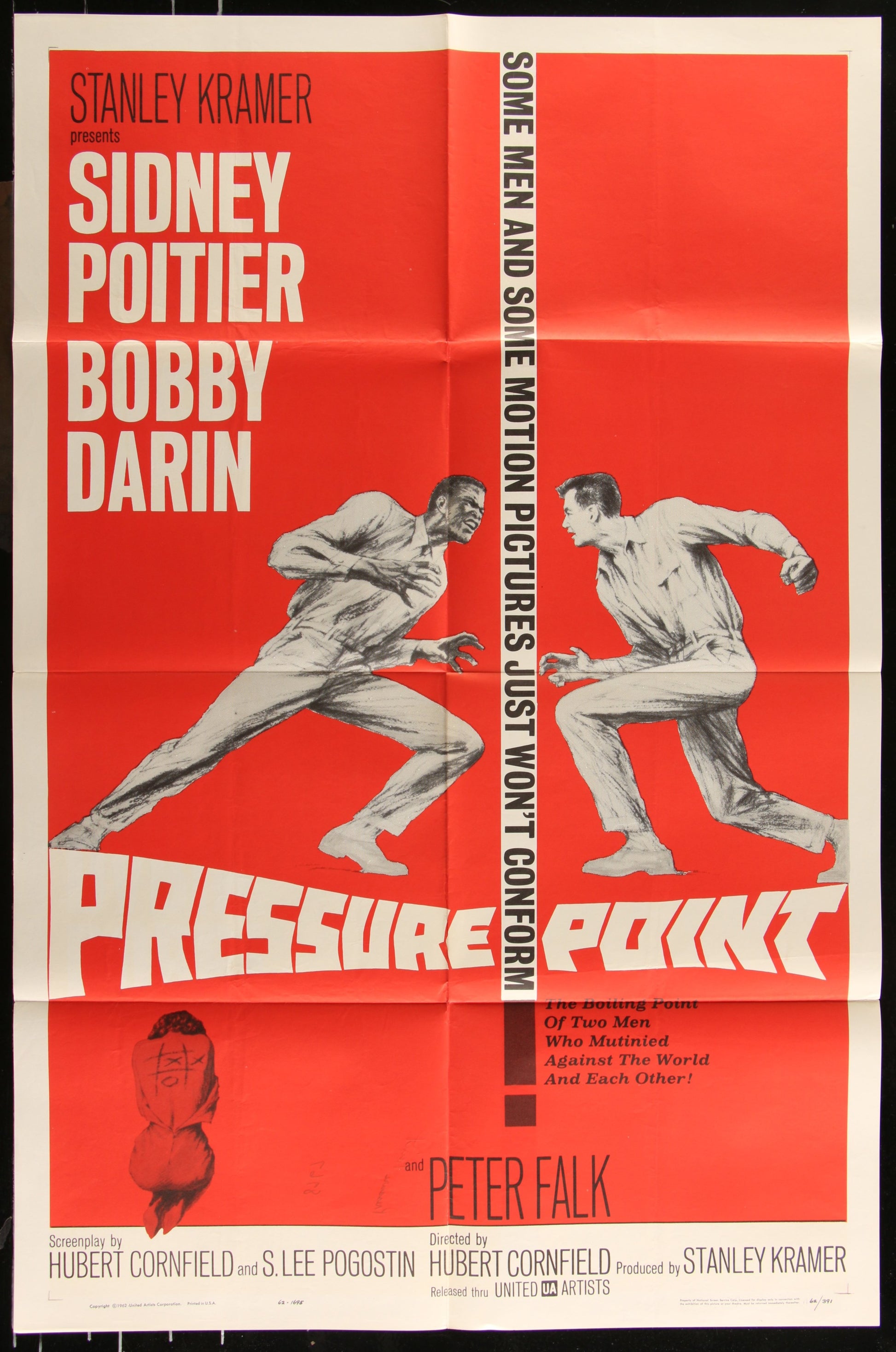 Pressure Point (1962) Original US One Sheet Movie Poster 27 x 41