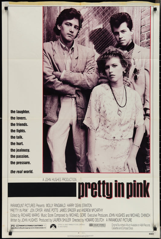 Pretty In Pink (1986) Original US One Sheet Movie Poster