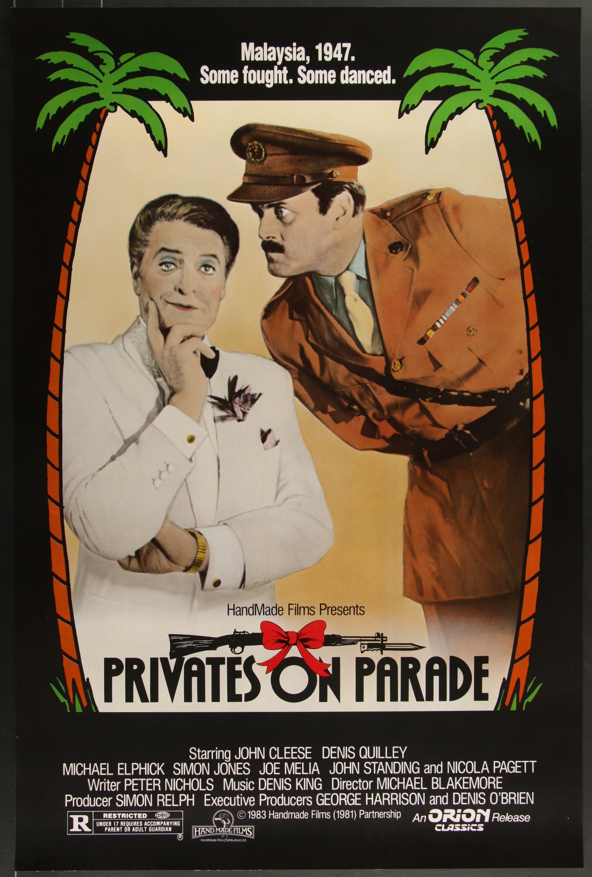 Privates on Parade (1983) Original US One Sheet Movie Poster 27 x 41
