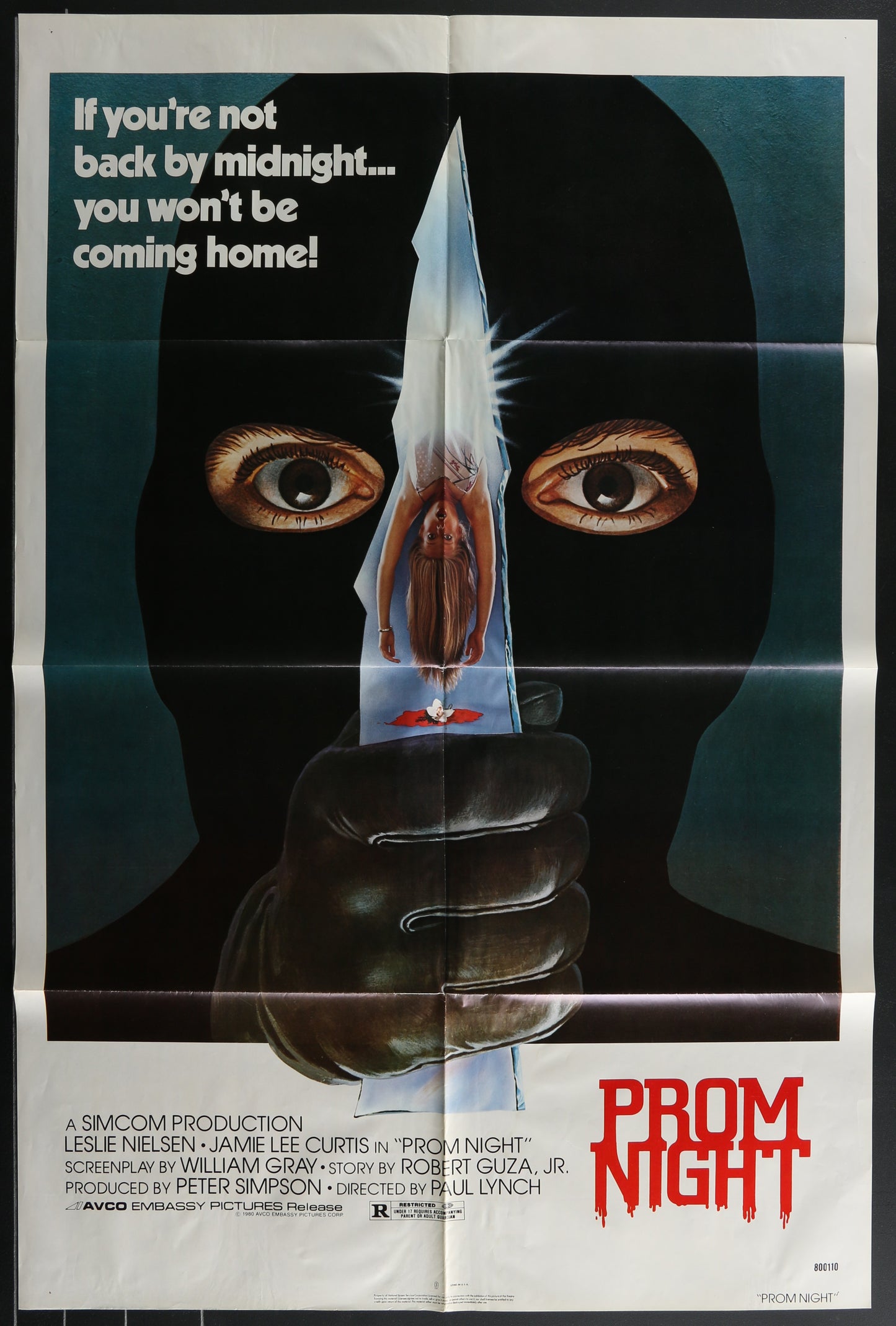 Prom Night (1980) Original US One Sheet Movie Poster