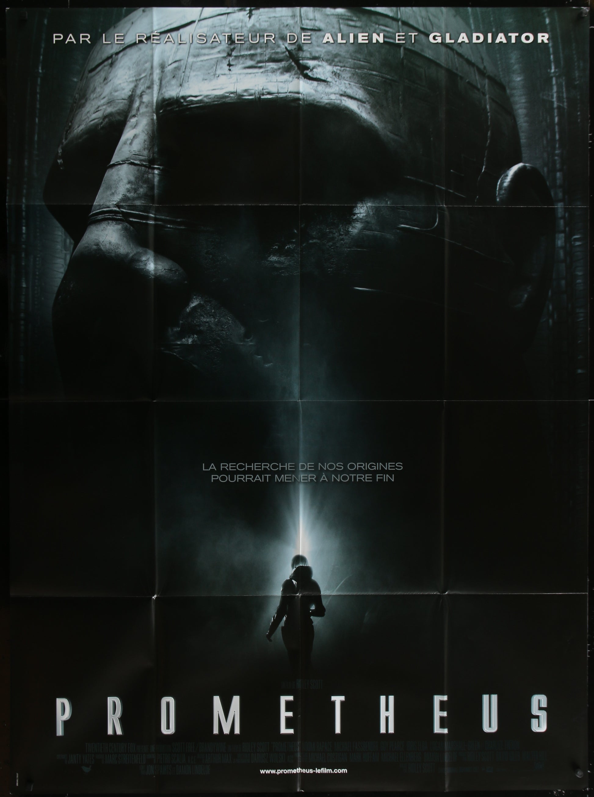 Prometheus (2012) Original French Grande Movie Poster 46.5 x 63