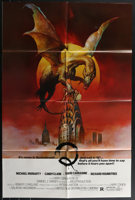 Q (1982) Original US One Sheet Movie Poster